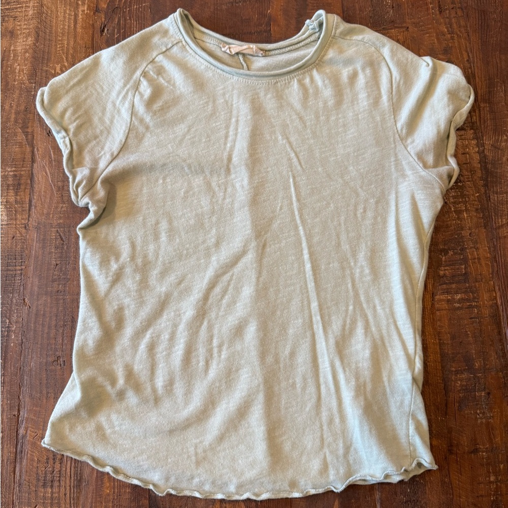 Altar'd State Sage Green Short Sleeve Tee